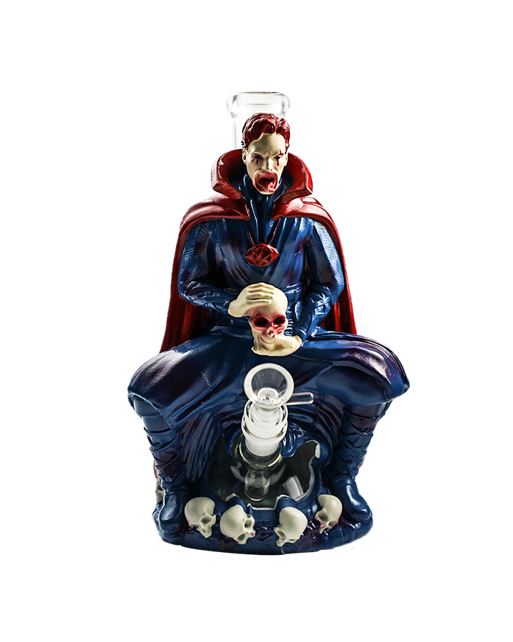 720_900 2Cartoon Glass Smoking Bong Glass Bowl Zombie Doctor Smoking Water Pipe Tobacco Smoking Accessories H542