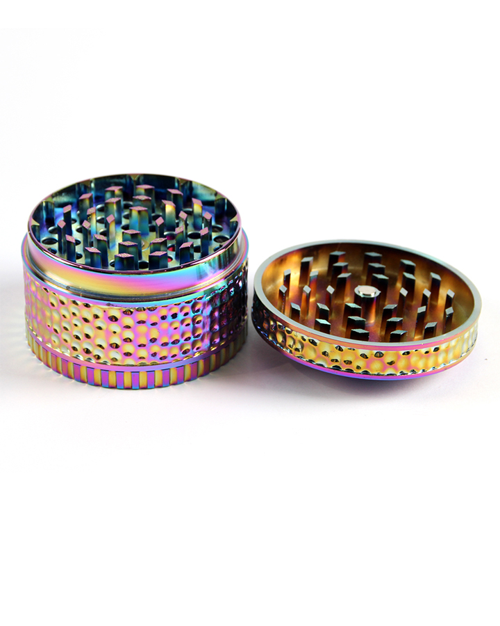 720_900 265MM Herb Grinder 4 Parts Rainbow Color Tobacco/Weed Grinder Smoking Accessories
