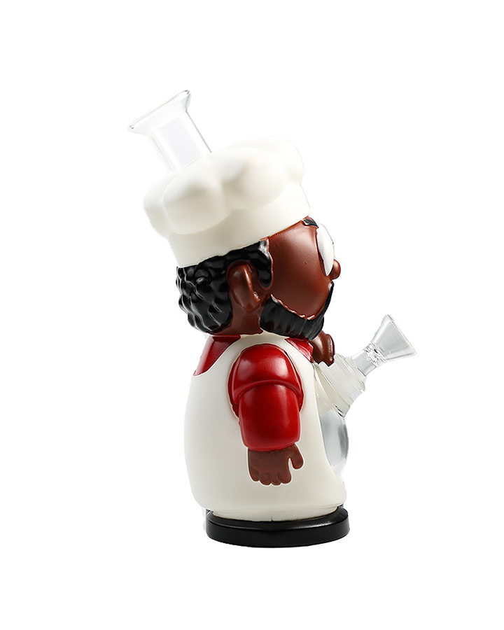 720_900 3Cartoon Glass Smoking Bong Glass Bowl Southern Chef Smoking Water Pipe Tobacco Smoking Accessories H529