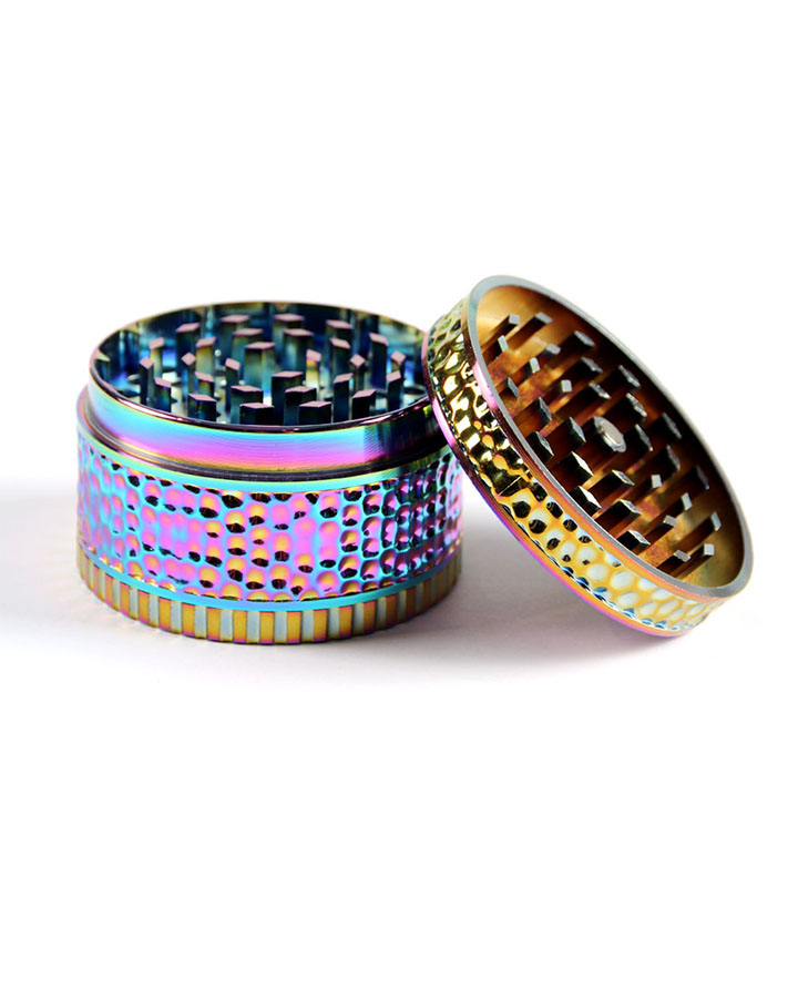 720_900 465MM Herb Grinder 4 Parts Rainbow Color Tobacco/Weed Grinder Smoking Accessories