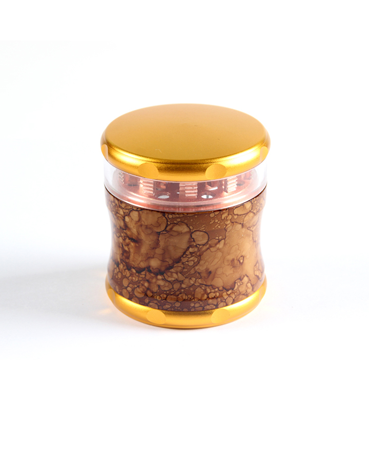720_900 463MM Herb Grinder 4 Parts Zinc&Wood Weed/Tobacco Grinder With Drawer Smoking Accessories