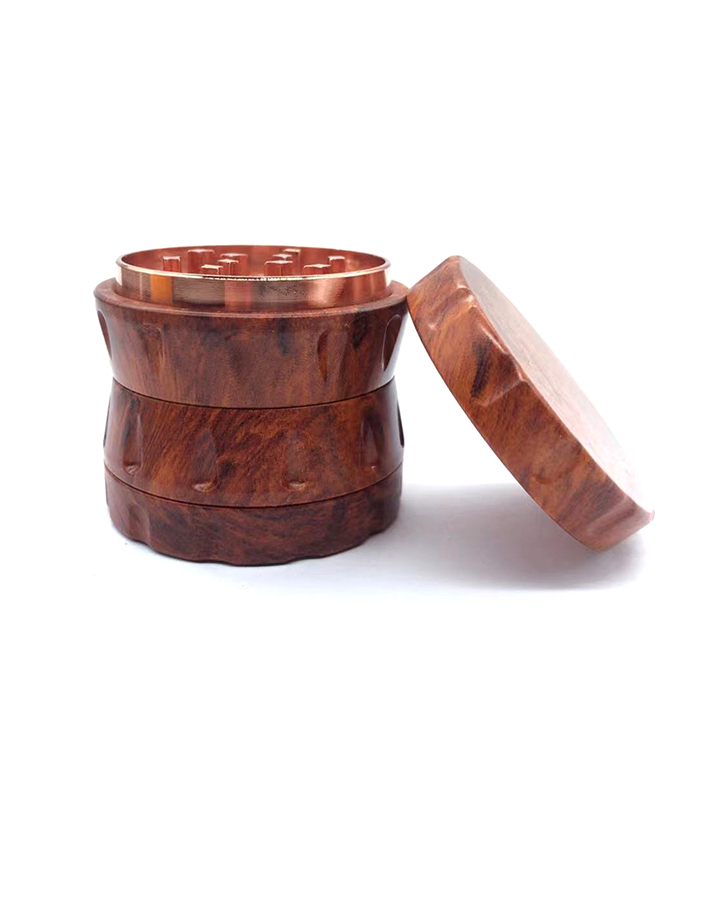 720_900 440MM/52MM/63MM Herb Grinder 4 Parts Wood Color Weed/Tobacco Grinder Smoking Accessories