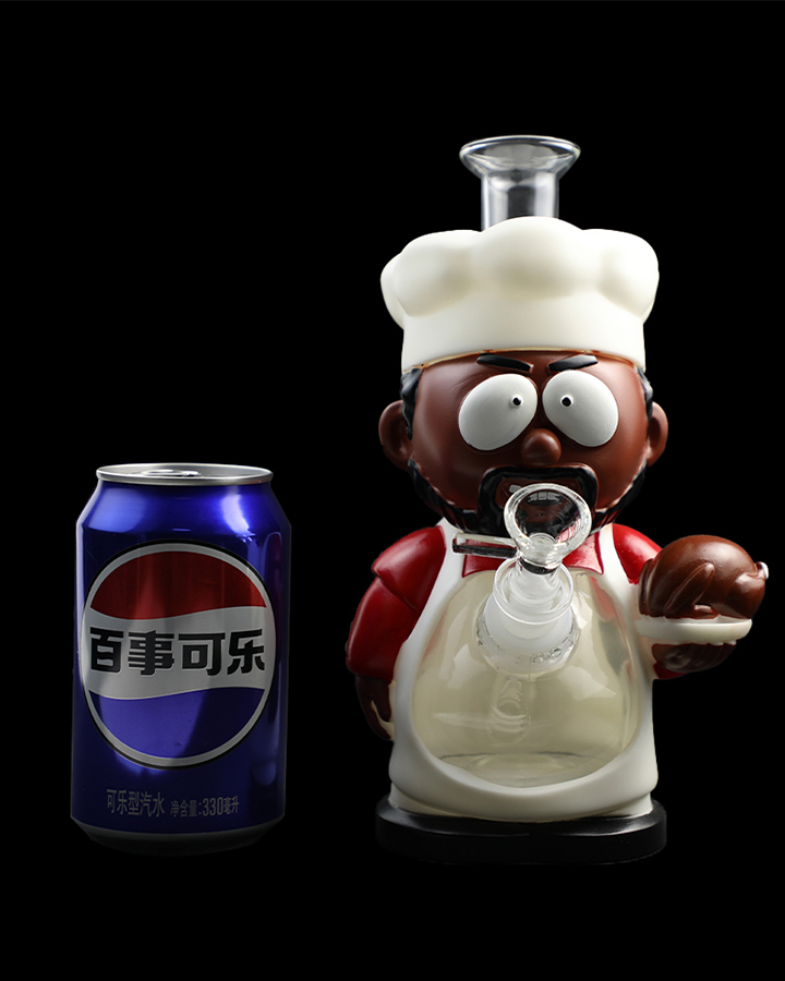 720_900 5Cartoon Glass Smoking Bong Glass Bowl Southern Chef Smoking Water Pipe Tobacco Smoking Accessories H529