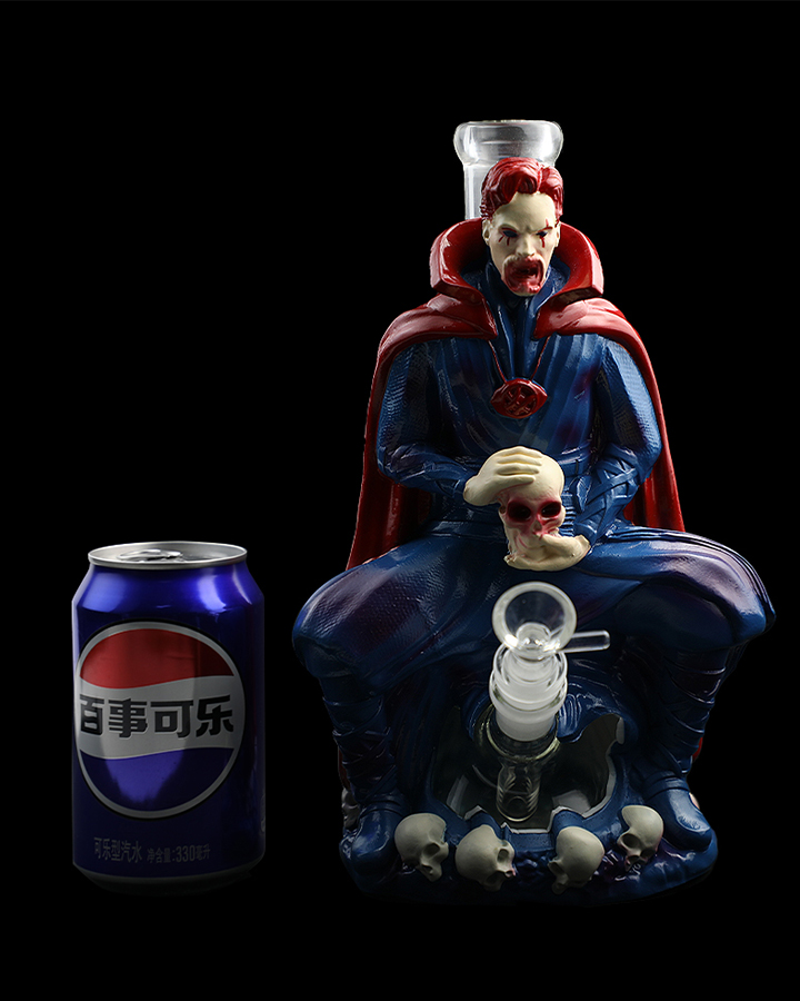 720_900 5Cartoon Glass Smoking Bong Glass Bowl Zombie Doctor Smoking Water Pipe Tobacco Smoking Accessories H542