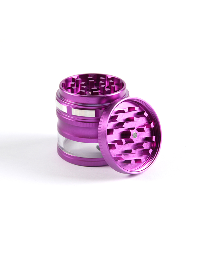 720_900 560MM Herb Grinder 4 Parts Aluminium Alloy Purple Color Weed/Tobacco Grinder Smoking Accessories