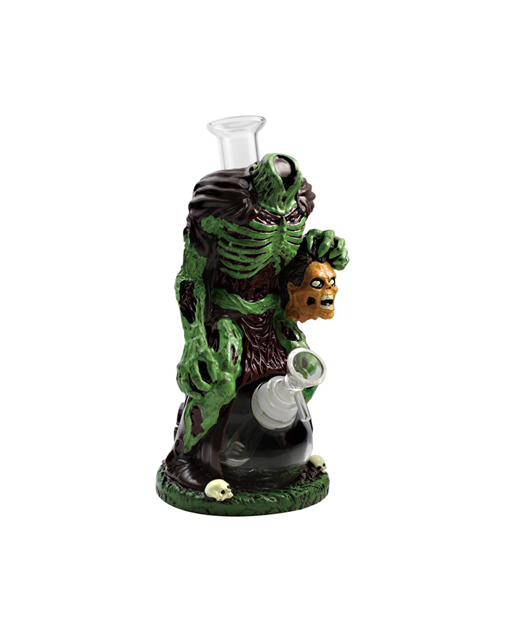 720_900-恢复的2Cartoon Glass Smoking Bong Glass Bowl The Headless Horseman Smoking Water Pipe Tobacco Smoking Accessories H536