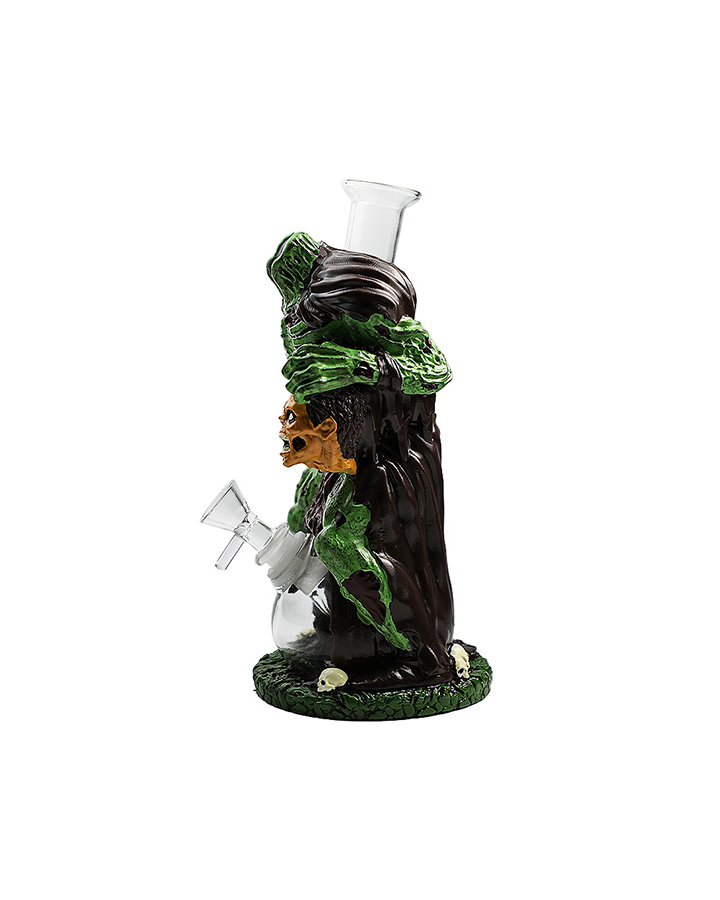 720_900-恢复的3Cartoon Glass Smoking Bong Glass Bowl The Headless Horseman Smoking Water Pipe Tobacco Smoking Accessories H536