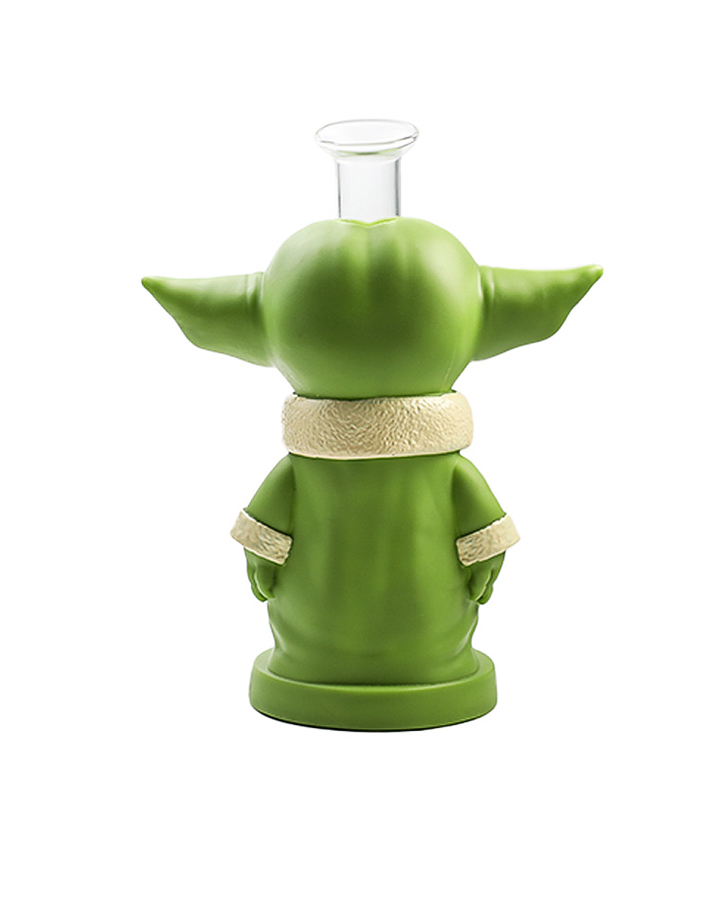 720_900-恢复的3Cartoon Glass Smoking Bong Glass Bowl YODA Smoking Water Pipe Tobacco Smoking Accessories H533