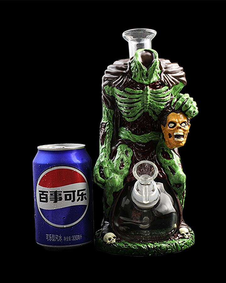 720_900-恢复的5Cartoon Glass Smoking Bong Glass Bowl The Headless Horseman Smoking Water Pipe Tobacco Smoking Accessories H536