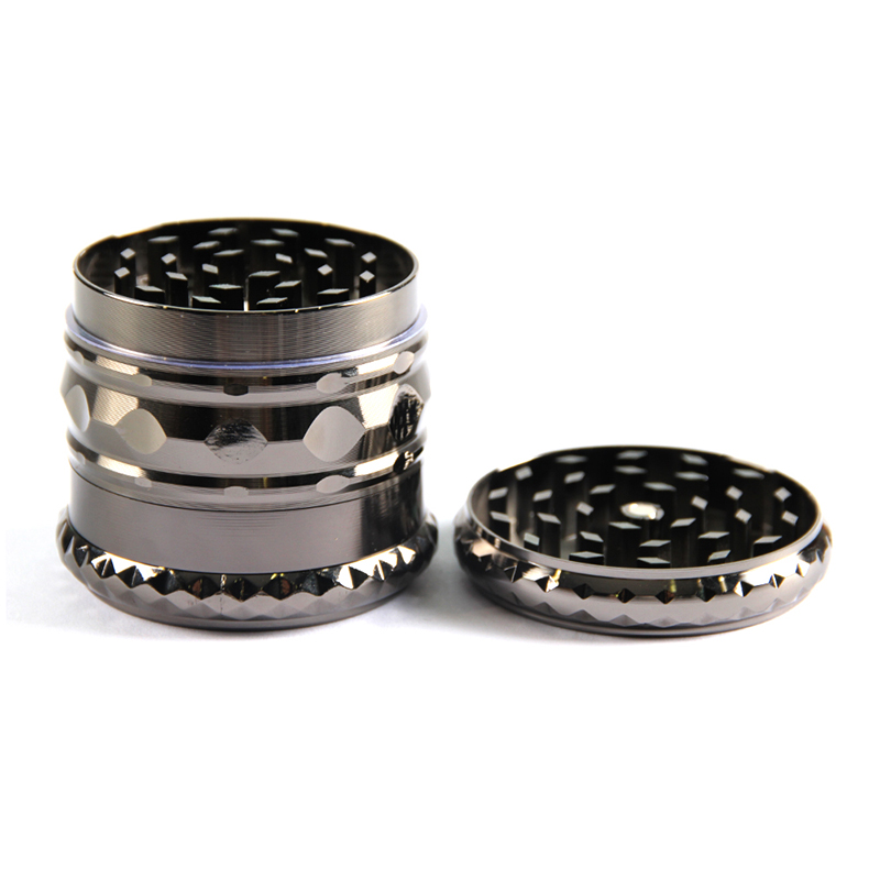 63MM Herb Grinder 4 Parts Zinc Alloy Weed/Tobacco Grinder Smoking Accessories
