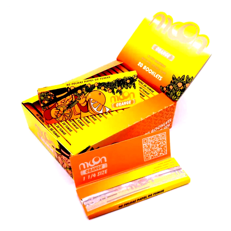 Smoking Rolling Paper Moon Flavored Red 114 Orange Smoking Accessories