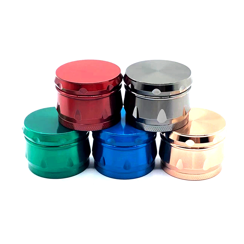 40MM Herb Grinder 4 Parts Drum Type Zinc Alloy Weed/Tobacco Grinder Smoking Accessories