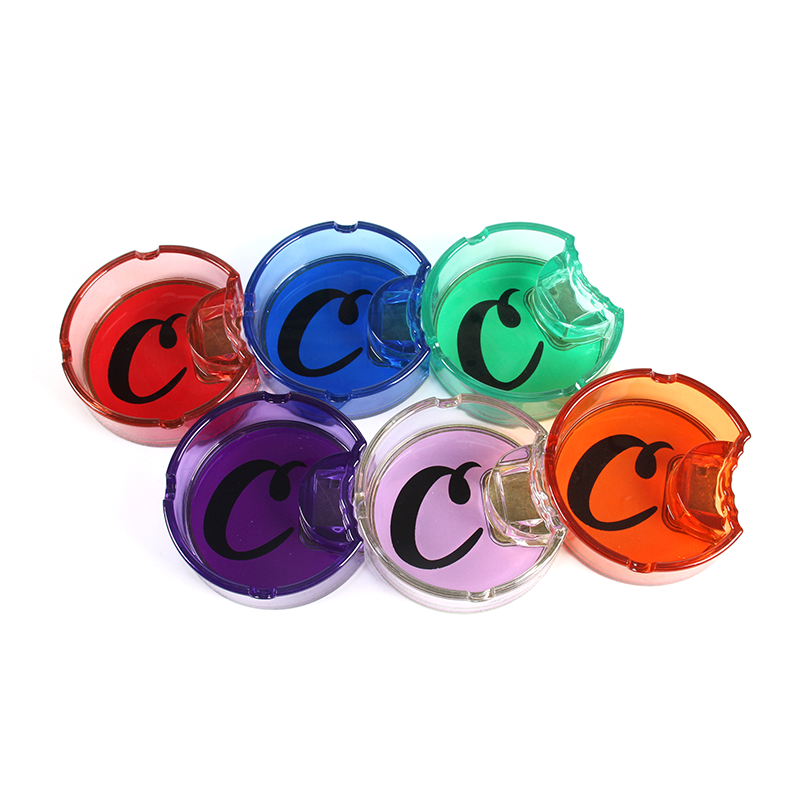 Resin Led C Ashtray With Led Lights Mix Colors Smoking Accessories