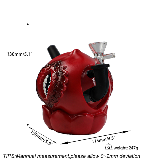596_706 peach glass bong