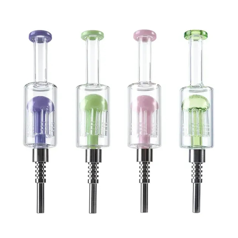 Glass Nectar Collector Filter Smoking Pipes Multicolor Glassware Smoking Accessories