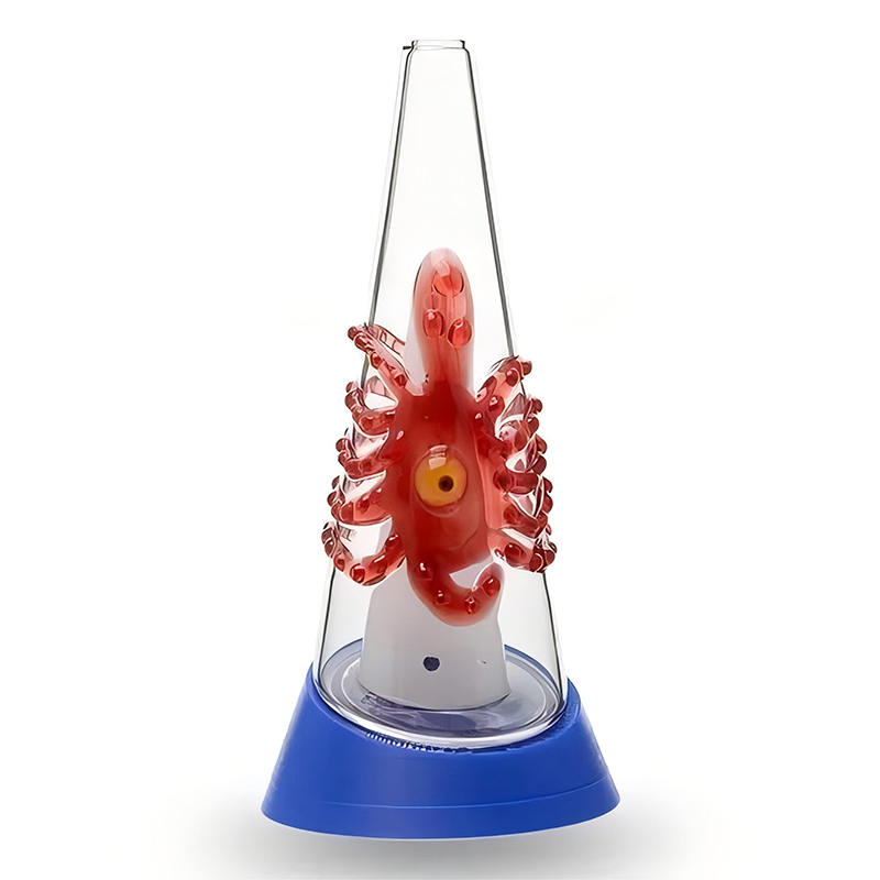 Puffco Peak PRO Glass Attachment Replacement Smoking Pipe with Octopus Design