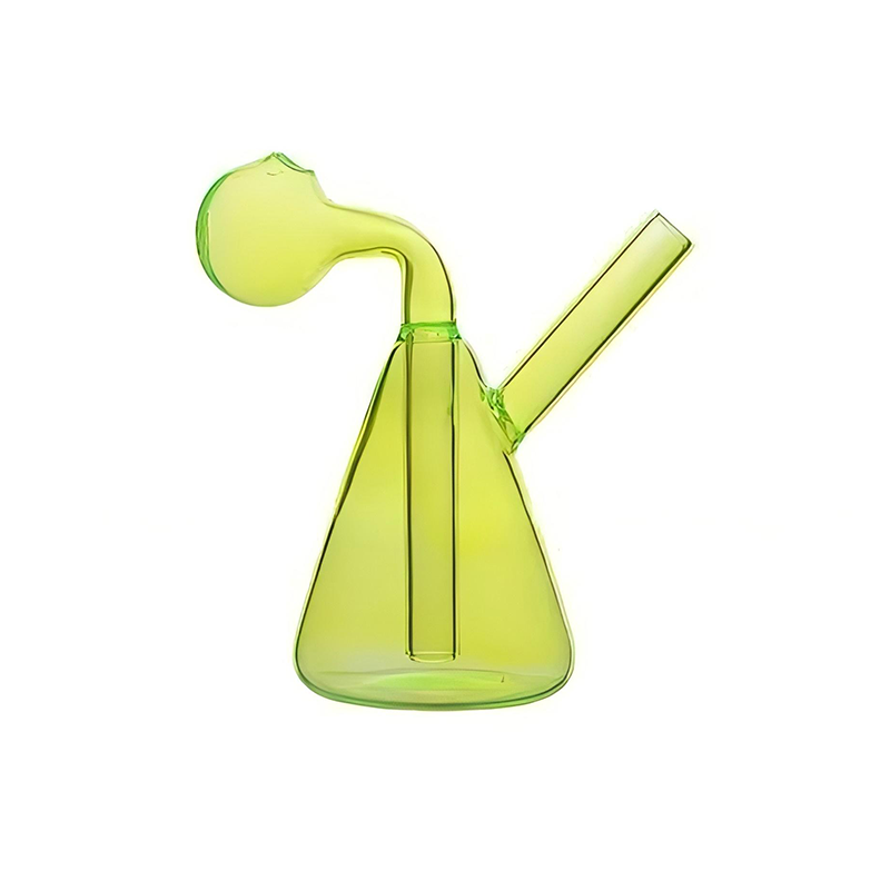Glass Water Pipe Oil Burner Triangular Flask Smoking Pipe Bong Set Smoking Accessories