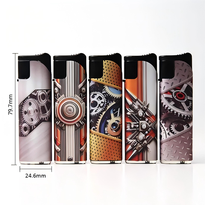 Outlet Electric Inflatable Jet Flame Gas Lighter For Cigarette Wholesale Smoking Accessories