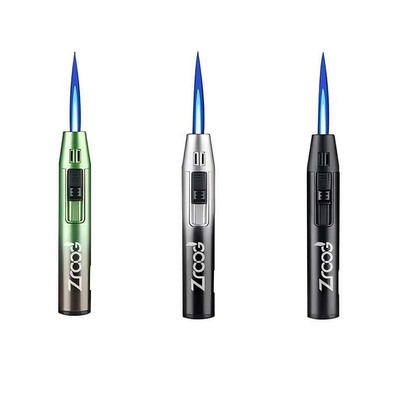 Encendedor Refillable Butane Gas Torch Jet Cigarette Lighter for Cigarette Smoking Accessories