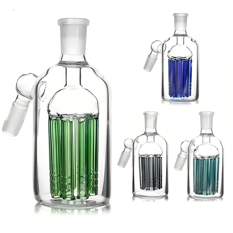 Glass Ash Catcher 45 90 Degree Tree Arms Perc Glass Water Pipe Oil Burner 14mm Smoking Accessories