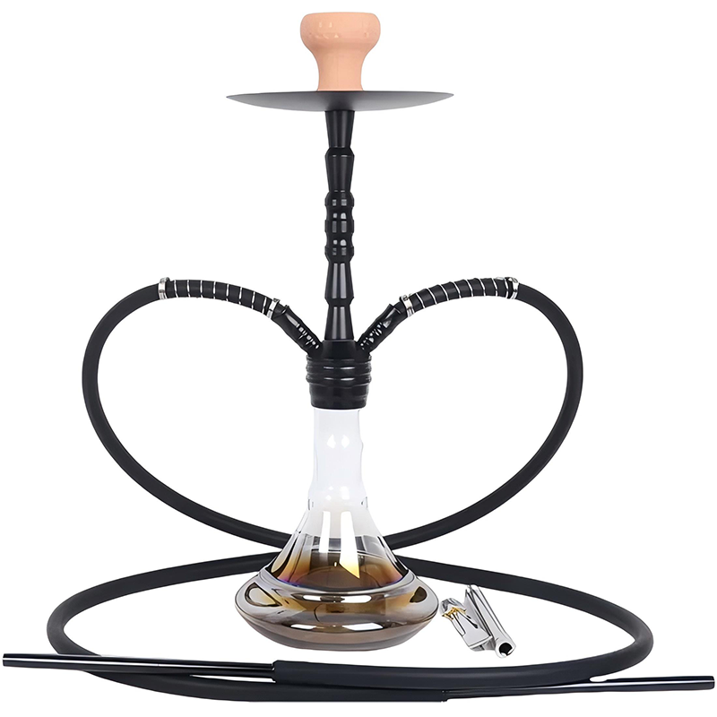 Good Quality Design Double-Hose Hookah Set Medium Double with 2 Silicone Hoses Shisha Smoking Accessories