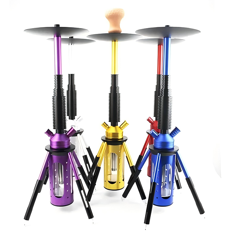 Good Quality Large Size Hookah Shisha Red Rocket Set Fire Arrow Aluminum Factory Mix Color Smoking Accessories