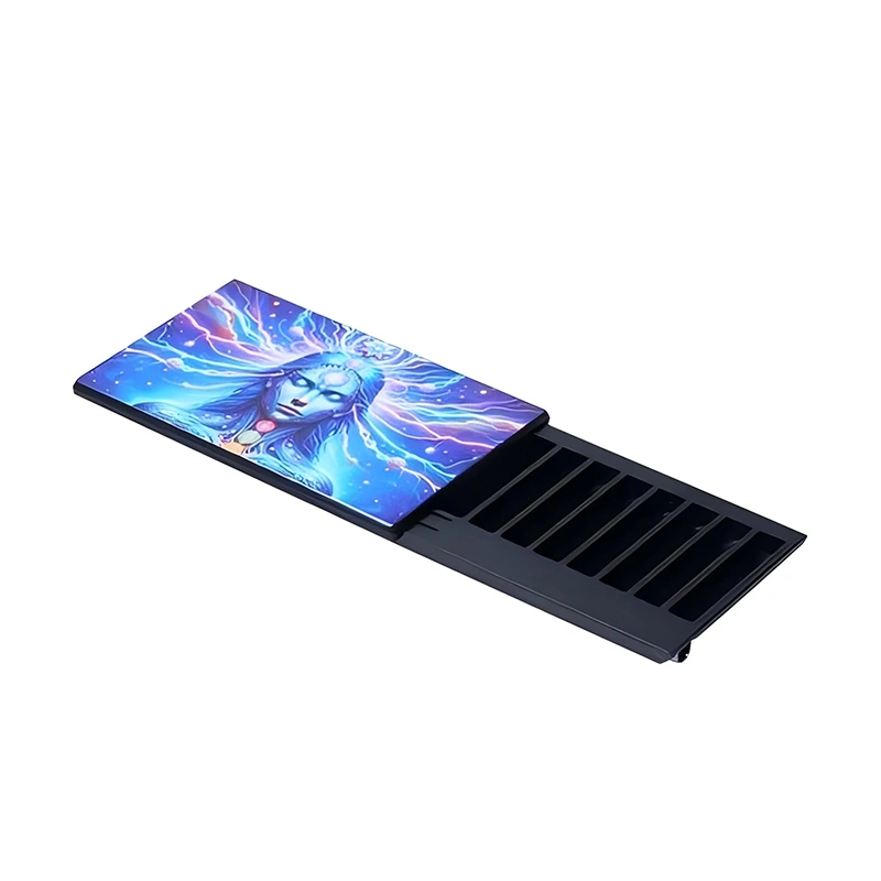 Plastic Powder Storage Box Push-Pull Open Spice Powder Cigarette Case Smoking Accessories Custom Logo