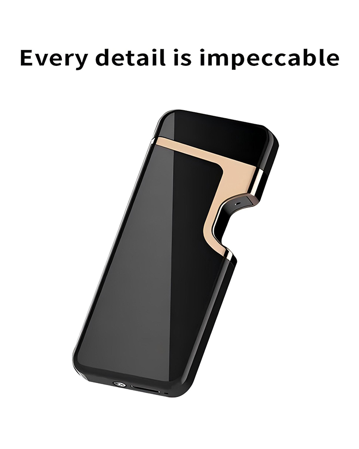 Double Arc USB Electric Cigarette Lighter, Windproof Eco-Friendly Rechargeable Lighter Smoking Accessories