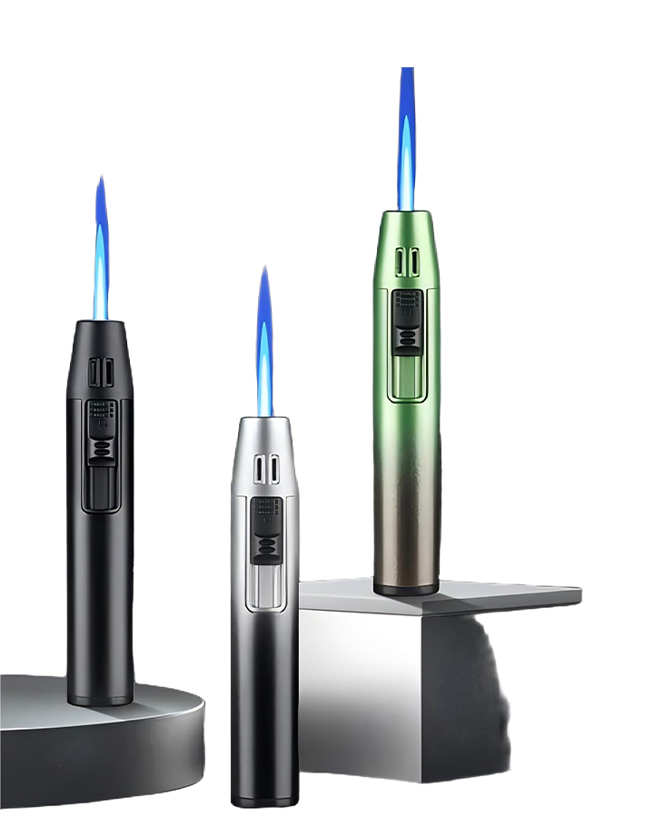 Encendedor Refillable Butane Gas Torch Jet Cigarette Lighter for Cigarette Smoking Accessories