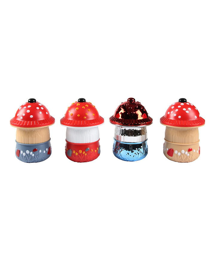 60mm Herb Grinder Zinc Alloy 4 Layers Cake Shape Tobacco Grinder Weed Crusher Custom Logo OEM