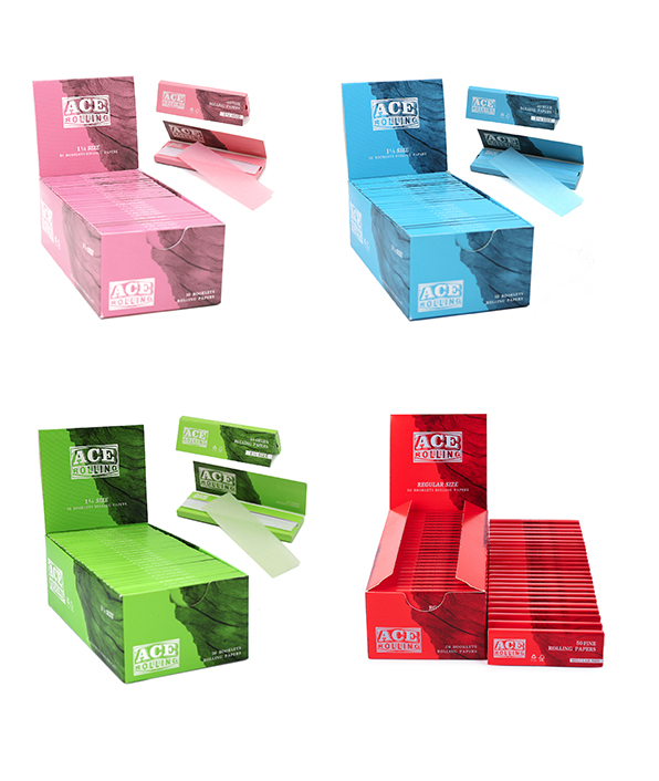 ACE Cigarette Rolling Paper Unbleached 11 4 king size