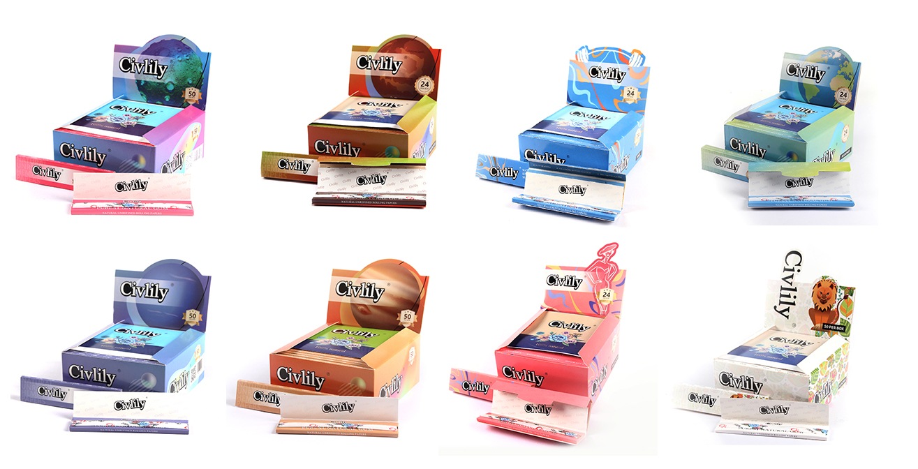 Civlily Cigarette Rolling Paper Unbleached 11 4 king size