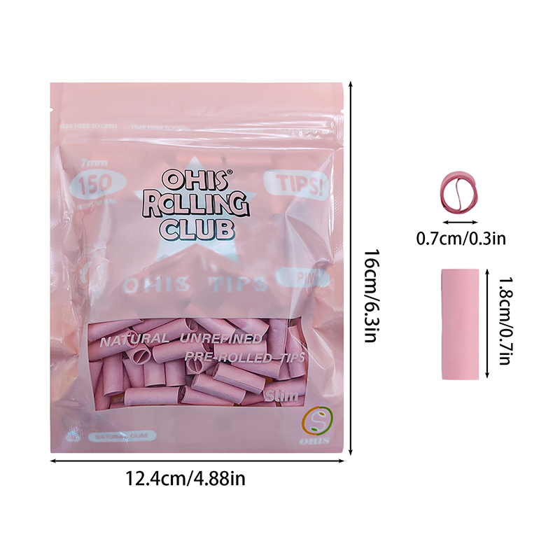 Custom Logo Smoking 7mm 150PCS/Bag Cigarette Filter Tip Mix Color Custom Logo Smoking 7mm 150PCS/Bag Cigarette Filter Tip Mix Color